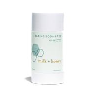 🥛 milk and honey 2.6 oz baking soda free deodorant - no. 09 formula logo