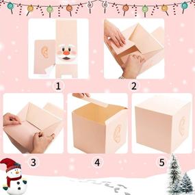 img 2 attached to 🎅 Festive Fun with Funnlot Christmas Box Decoration: Santa Claus Gift Boxes for Xmas Decor and Gifting