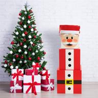🎅 festive fun with funnlot christmas box decoration: santa claus gift boxes for xmas decor and gifting logo