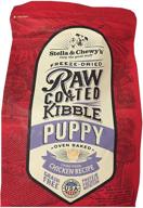 10 pounds of stella and 🐾 chewy's raw coated puppy cage-free chicken dog food logo