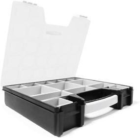 img 1 attached to 🔧 Gearilla Ultra Storage Case Organizer with 14 Detachable Bins - Ideal for Tools, Garage, Crafts, and Toys