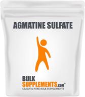 🏋️ bulksupplements agmatine sulfate powder - pure pump pre-workout - nitric oxide enhancer (250g - 8.8 oz) logo