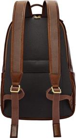 img 2 attached to 🎒 Fossil Men's Brown Backpack 12": The Perfect Blend of Style and Functionality