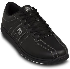 img 2 attached to 🎳 KR Strikeforce Men's O.P.P Wide Black Bowling Shoes