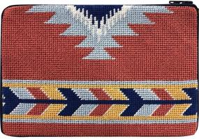 img 1 attached to Stitch Needlepoint Cosmetic Purse Southwest