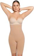 flattering tummy control shapewear short with 👖 high waist and butt lifter: a must-have for women logo