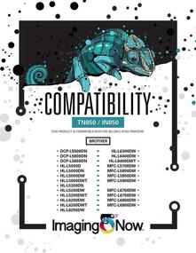 img 2 attached to 🌿 Eco-Friendly OEM Toner Replacement - ImagingNow Compatible with Brother TN-850 - Premium Cartridge