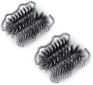 🔥 upgrade your grill cleaning experience with weber 6709 style replacement brush heads, silver - 2-pack logo