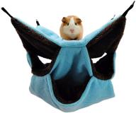 🐾 comfy and fun: small pet cage hammock, 3 tier hanging bed for small animals - ideal bedding for chinchilla, parrot, sugar glider, ferrets, rat, hamster - perfect for play and rest logo
