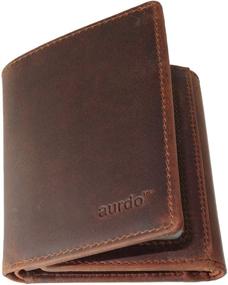 img 4 attached to 👛 AurDo Trifold Wallet Pull Up with Enhanced Block Functionality