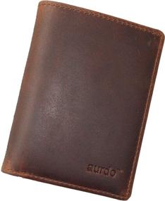 img 1 attached to 👛 AurDo Trifold Wallet Pull Up with Enhanced Block Functionality