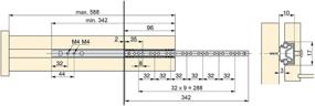 img 3 attached to Emuca 3010005 Partial Extension Bearing