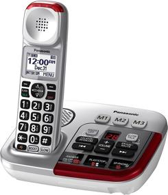 img 2 attached to PANASONIC Amplified Cordless Phone With Digital Answering Machine - KX-TGM450S - 1 Handset (Silver)