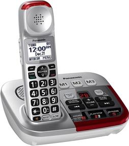 img 3 attached to PANASONIC Amplified Cordless Phone With Digital Answering Machine - KX-TGM450S - 1 Handset (Silver)