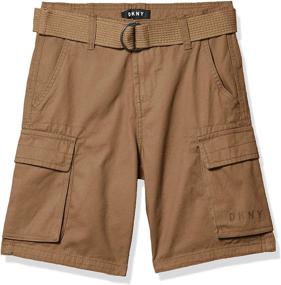 img 3 attached to 🩳 DKNY Boys' Cargo Canvas Mouse Shorts: Stylish and Practical Clothing for Kids