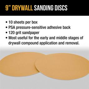 img 1 attached to Dura-Gold Premium 9" Drywall Sanding Discs: Achieve Flawless Finish with Ease