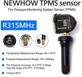 img 2 attached to Программированные датчики давления в шинах TPMS35 315МГц, комплект из 4 штук - Замена системы мониторинга давления в шинах (TPMS) NEWHOW F2GZ-1A189-A.