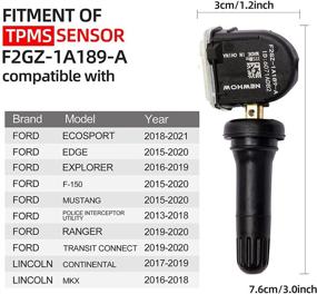 img 3 attached to Программированные датчики давления в шинах TPMS35 315МГц, комплект из 4 штук - Замена системы мониторинга давления в шинах (TPMS) NEWHOW F2GZ-1A189-A.