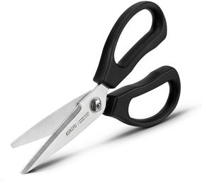 img 4 attached to 🔪 KUNIFU Multi-Purpose Kitchen Shears: Dishwasher Safe, Ultra Sharp Stainless Steel Food Scissors for Cooking Chicken, Meat, Poultry, Fish, Herbs, Vegetables