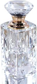 img 4 attached to 💎 QF Crystal Perfume Bottles: Chic Refillable Travel Accessories for Fragrance Lovers