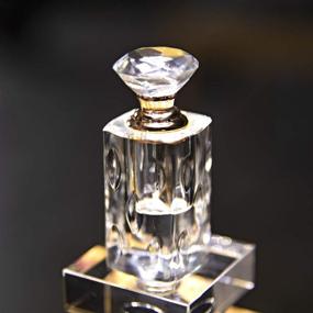 img 1 attached to 💎 QF Crystal Perfume Bottles: Chic Refillable Travel Accessories for Fragrance Lovers