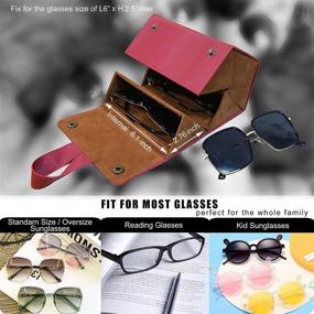 img 1 attached to 🕶️ Longjet Sunglasses and Eyeglasses Organizer - Multiple Compartments