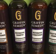 🌿 griffin remedy restorative conditioner: natural shea butter & macadamia nut oil formula, sulfate & paraben free - ideal for dry or damaged hair, 8 fl oz logo