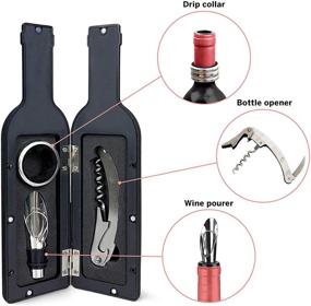 img 3 attached to Wine Bottle Accessories Gift Set