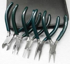 img 2 attached to 🔧 5 Piece Jewelers Pliers Set for Jewelry Making, Beading, Wire Wrapping - 5 Inch Kit for Hobbyists