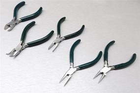 img 1 attached to 🔧 5 Piece Jewelers Pliers Set for Jewelry Making, Beading, Wire Wrapping - 5 Inch Kit for Hobbyists