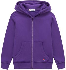 img 4 attached to 👕 KOWDRAGON Full Zip Boys' Sweatshirt - Classic Lounging Hoodie for Clothing and Fashion