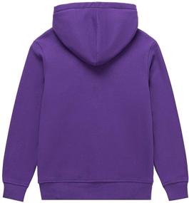 img 3 attached to 👕 KOWDRAGON Full Zip Boys' Sweatshirt - Classic Lounging Hoodie for Clothing and Fashion