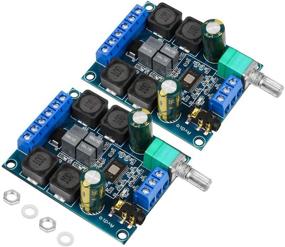 img 4 attached to 🔊 High Power Dual Channel Digital Amplifier Board, TPA3116D2 Audio Stereo AMP Subwoofer Power Amplifier Board 2x50W 5V 12V 24V, Ideal for Store Solicitation, Home Theater, Square DIY Speakers