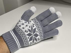 img 3 attached to Winterwolf Touchscreen Gloves Smartphones Tablets Men's Accessories for Gloves & Mittens