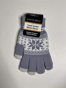 img 1 attached to Winterwolf Touchscreen Gloves Smartphones Tablets Men's Accessories for Gloves & Mittens