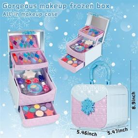 img 3 attached to 💄 Frozen Washable Non-Toxic Makeup by Esnowlee: Your Perfect Beauty Solution
