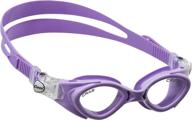 cressi crab silicone swim goggles: premium quality since 1946 for kids age 3-7 logo