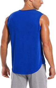 img 1 attached to LecGee Workout Sleeveless Shirts Bodybuilding Men's Clothing for Active