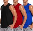 lecgee workout sleeveless shirts bodybuilding men's clothing for active logo