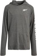 reebok lightweight pullover t shirt asphalt logo