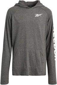 img 4 attached to Reebok Lightweight Pullover T Shirt Asphalt