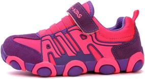 img 2 attached to DADAWEN Casual Strap Light Weight Sneakers: Ultimate Running Shoes for Kids!