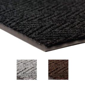 img 4 attached to 🚪 NoTrax Entrance Mat - Charcoal, Ideal Thickness for Entranceways: Janitorial & Sanitation Supplies