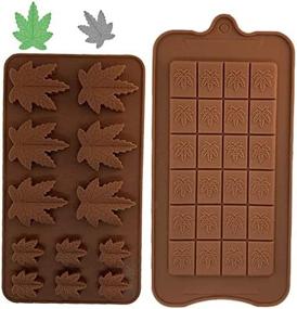 img 1 attached to Silicone Chocolate Breakable Marijuana Different