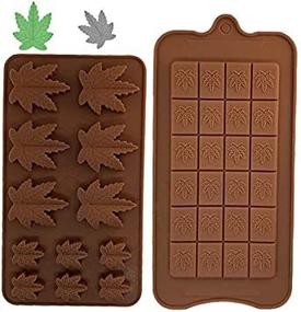 img 2 attached to Silicone Chocolate Breakable Marijuana Different