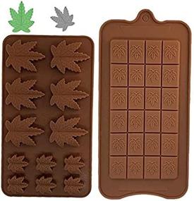 img 4 attached to Silicone Chocolate Breakable Marijuana Different