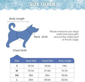 img 3 attached to 🐾 Cozy Snowflake Pet Sweater - Thick and Soft Warm Winter Knitwear Clothing for Dogs and Cats in Cold Weather