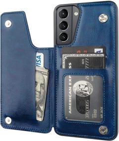 img 4 attached to Compatible Samsung Kickstand Magnetic Shockproof Cell Phones & Accessories and Cases, Holsters & Clips