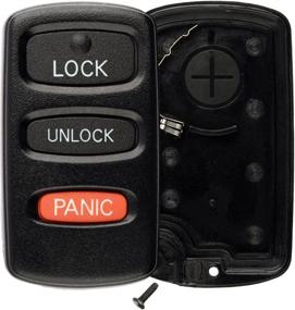 img 2 attached to 🔑 Enhance Mitsubishi Keyless Entry: Replacement Remote Case Shell Button Pad for Repairs