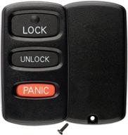 🔑 enhance mitsubishi keyless entry: replacement remote case shell button pad for repairs logo